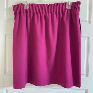 Magenta J.Crew Pull Over Skirt Size 12